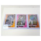Lot of 3 Panini Prizm MLB Baseball Refractor
