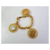 U.S. Coin Dangle Bracelet - Smaller Size