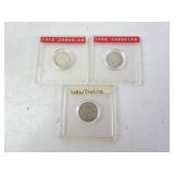 Lot of 3 Canadian 80% Silver Coins