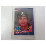 Donruss 1986 Jose Canseco Rated Rookie Card