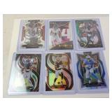 Lot of 6 Panini Select 2023-25 Football NFL Cards