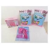 Lot of Hello Kitty Items - Bubble Guns & Cake