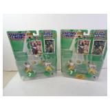 Lot of 2 Starting Lineup Classic Doubles Green
