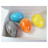 Lot of 4 Mineral Egg Shaped Smooth Specimens