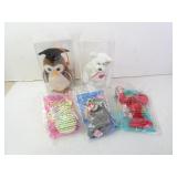 Lot of 5 TY Beanie Babies with Tags - x3 from