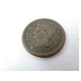1851 US Large One Cent Coin