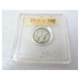 90% Silver 1918-D US Mercury Dime