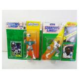 Lot of 2 Starting Lineup NFL Figures in Box -