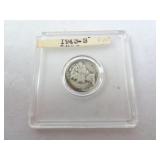 90% Silver 1943-S US Mercury Dime