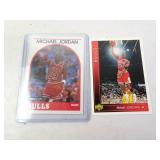 Lot of 2 Michael Jordan Basketball Cards