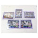Lot of 5 Topps Chrome Purple Refractor 1/250-275