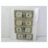 Lot of 8 U.S. Silver Certificate $1 Notes