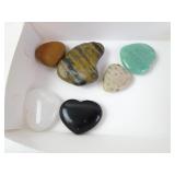 Lot of Heart Shaped Mineral Specimens - Petosky