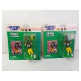Lot of 2 Starting Lineup 1996 Robert Brooks