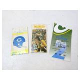 Lot of 3 Vintage Green Bay Packers Ticket Stubs -