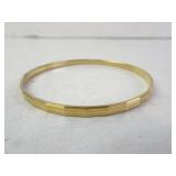 14k Gold-Filled 1/10 Bangle Bracelet 9.5gtw 2.75"