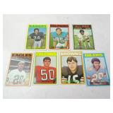 Lot of 1972 Topps NFL Football Cards