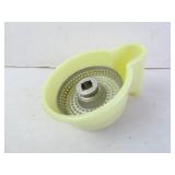 Vintage Custard Glass Juicer Bowl Attachment