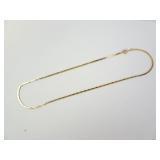 14K Yellow Gold 18" Fancy Link Chain Necklace