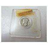 90% Silver 1937-D US Mercury Dime