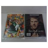Lot of 2 Brett Favre Sports Illustrated Magazines