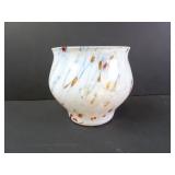 Vintage Skruf Sweden Art Glass Tea Light Bowl by