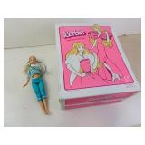 Vintage 1982 Barbie Trunk w/ Modern Doll