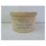 Antique Sheboygan WI Weeden Quality Butter Crock