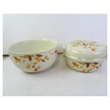 Lot of 2 Vintage Hall Autumn Leaf Pattern Pieces