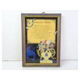 Antique 1920s 'Somebody Cares' Inspirational