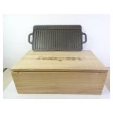 16' Texsport Cast Iron Grid/Iron in Original Wood