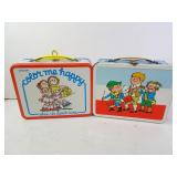 Lot of 2 Vintage Ohio Art Tin Lunchboxes