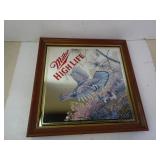 Miller High Life First Fish Diamond Bar Mirror -