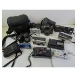 Lot of Digital & Film Cameras