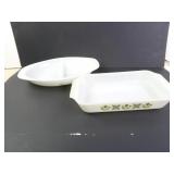 Vintage Pyrex and Fire King Casserole Dishes