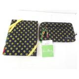 Vera Bradley NOS Sunflower Journal & Wallet -