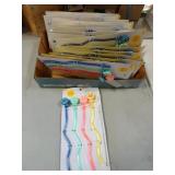 Lot of 17 Reusable Crazy Straw Sets with Toppers