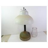 Antique Coleman Quicklite Table Lamp with Shade