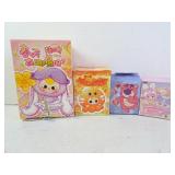 Lot of 4 Collectible Cute Japanese Figures in Box