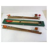 Lot of 3 Vintage Ice Fishing Tip-Ups