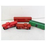 Lot of 4 Santa Fe ATSF HO Scale Model Train Cars