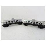 Lot of 2 Texaco HO Scale Model Train Tanker Cars