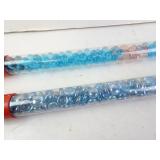 Two Tubes of Glass Marbles / Nuggets