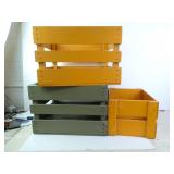 Three Wooden Crates