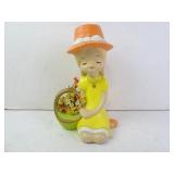 Vintage Poppet Trixie Flower Basket Plaster