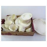 Vintage Crown Potteries China Service Set