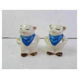 Pair of Antique Shawnee Pig Shakers