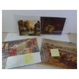 Assorted Vintage Art Prints