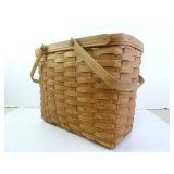 Longaberger Wood Woven Basket 16'x9'x11'