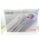 New Sharper Image Calming Heat Sauna Wrap in Box